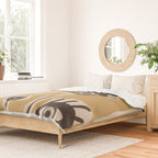 Abstract line art eyes 11 Duvet Cover Gallery Image 2