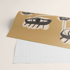 Abstract line art eyes 11 Wrapping Paper Gallery Image 2
