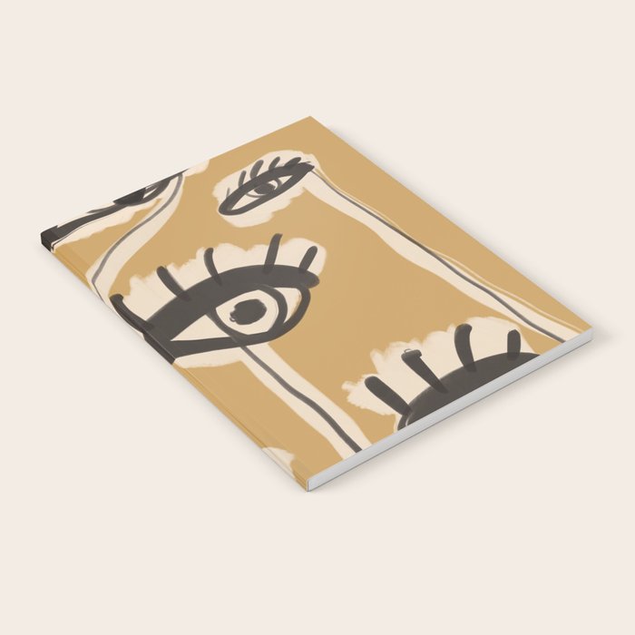 Abstract line art eyes 11 Notebook Gallery Image 2