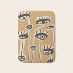 Abstract line art eyes 11 Bath Mat Gallery Image 1