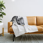 Elephant in Bath Throw Blanket Gallery Image 1