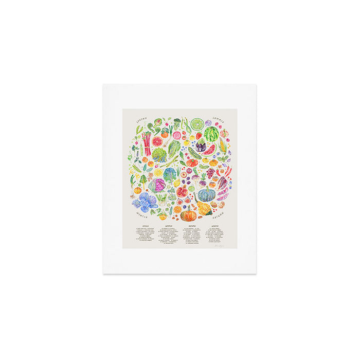 Seasonal Harvests - Neutral Art Print Gallery Image 1