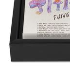 Wild Mushroom Rainbow - Neutral Framed Canvas Print Gallery Image 3