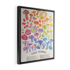 Wild Mushroom Rainbow - Neutral Framed Canvas Print Gallery Image 2