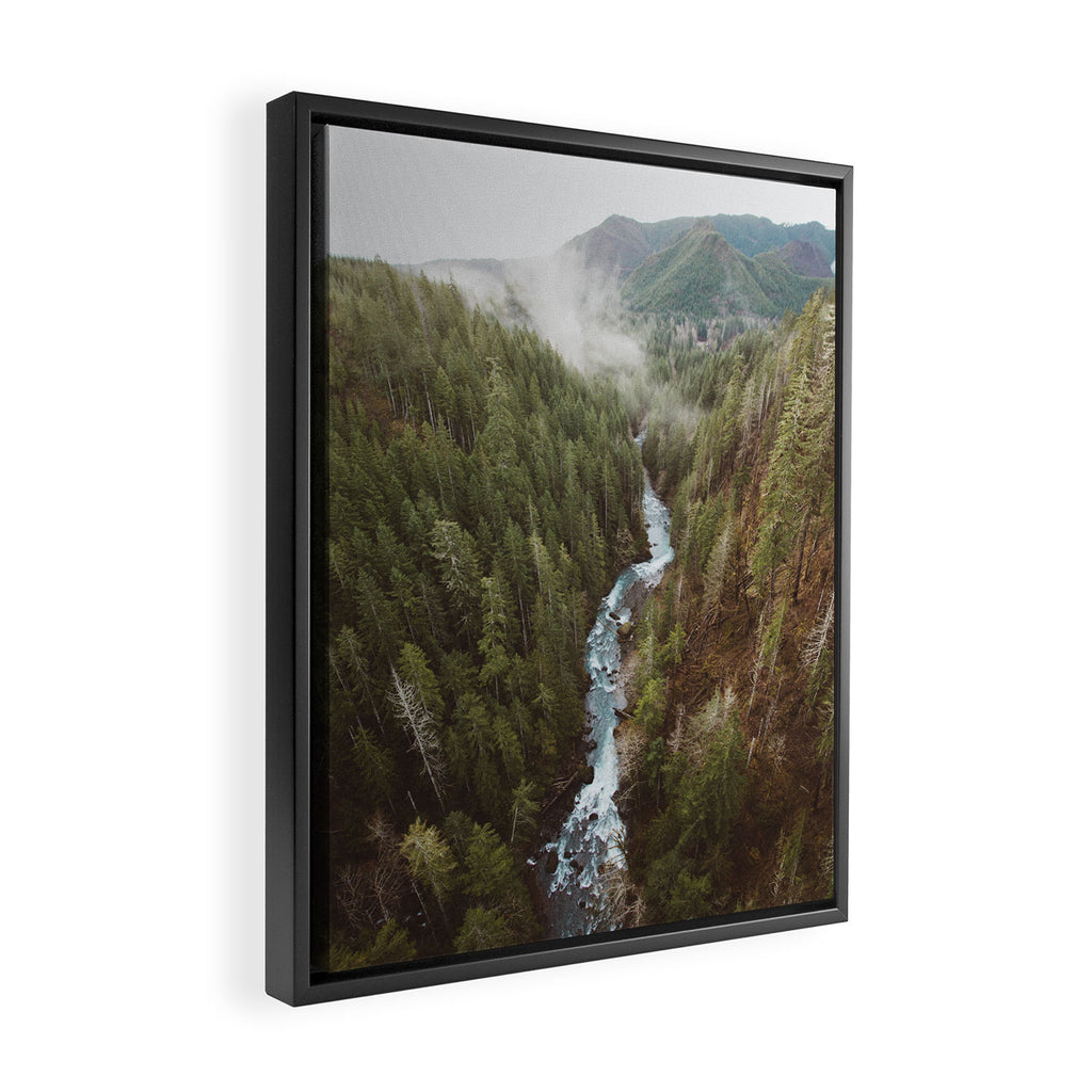 Vance Creek Framed Canvas Print Gallery Image 2