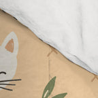 Cat Faces and Flowers Comforter Gallery Image 4
