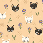 Cat Faces and Flowers Coffee Mug Gallery Image 2
