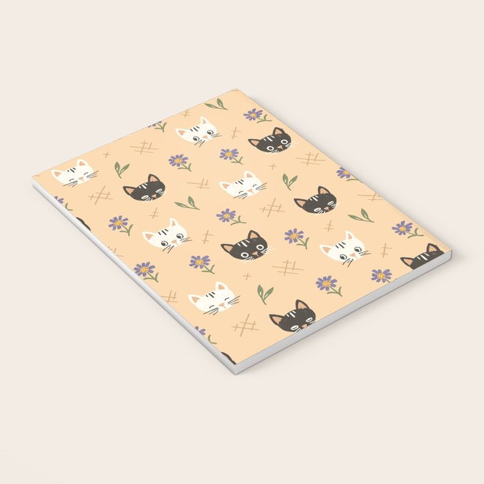 Cat Faces and Flowers Notebook Gallery Image 3