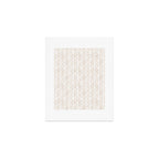 Abstract Leaf Pattern in Tan Art Print Gallery Image 1
