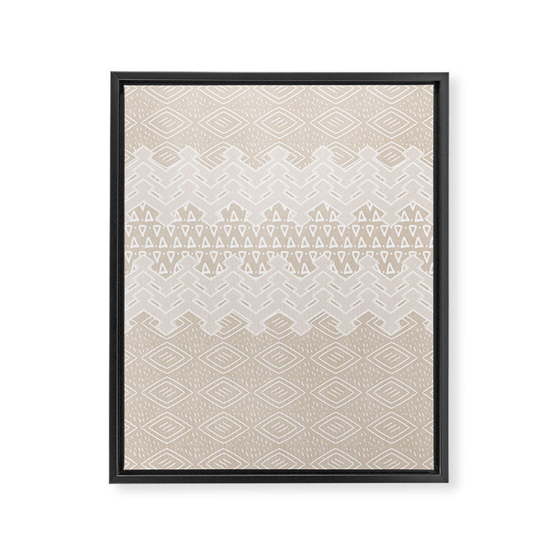 Akra in Tan Framed Canvas Print Gallery Image 8