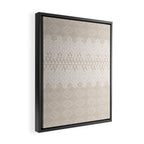 Akra in Tan Framed Canvas Print Gallery Image 2