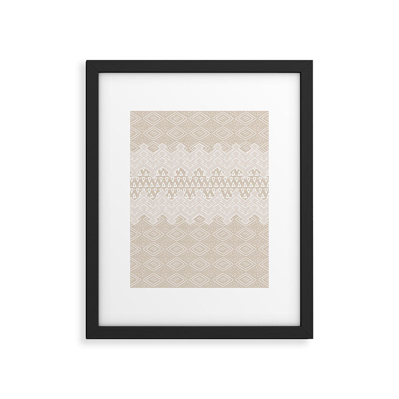 Akra in Tan Framed Art Print Gallery Image 6