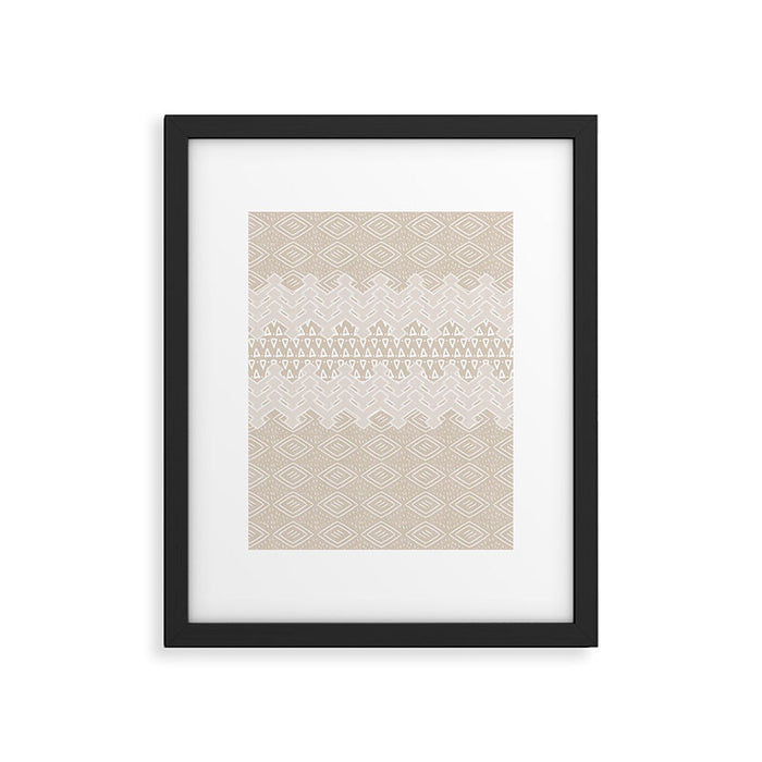 Akra in Tan Framed Art Print Gallery Image 1