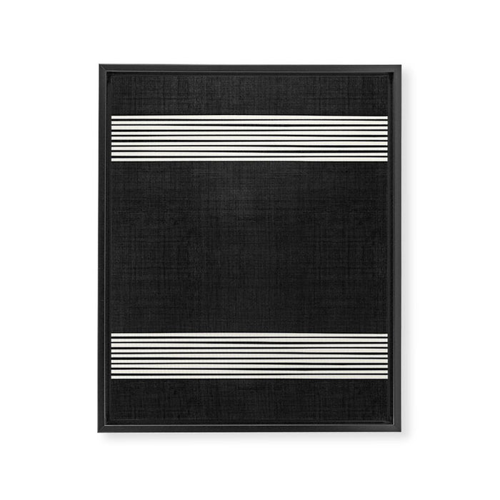 Band in Black and White Framed Canvas Print Gallery Image 1
