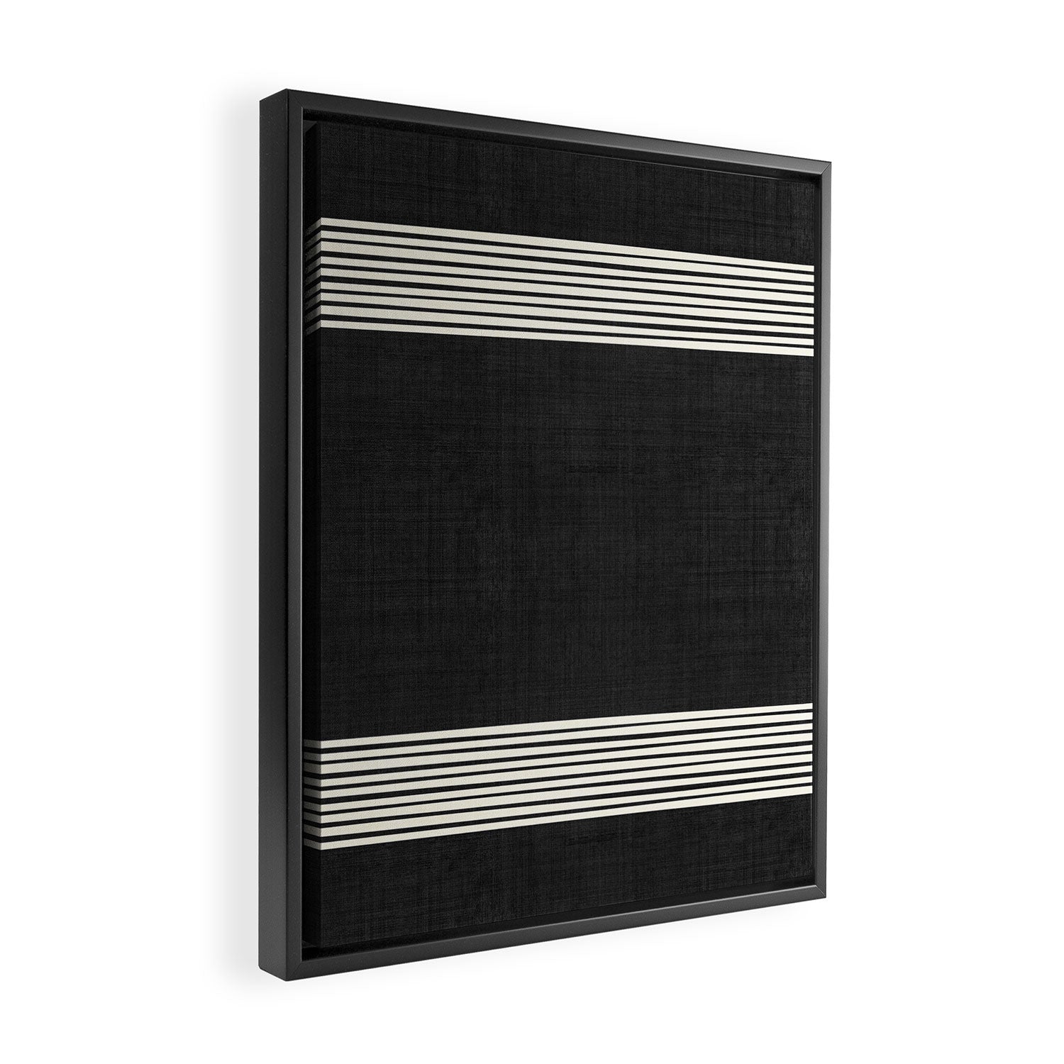 Band in Black and White Framed Canvas Print Gallery Image 2