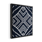Beni in Navy Framed Canvas Print Gallery Image 2