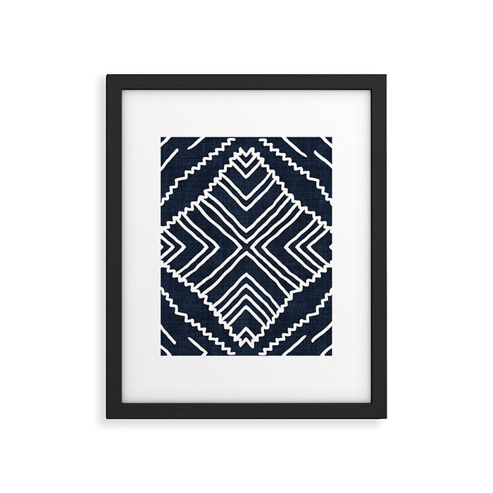 Beni in Navy Framed Art Print Gallery Image 1