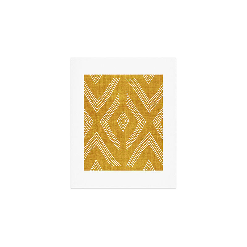 Birch in Gold Art Print Gallery Image 1