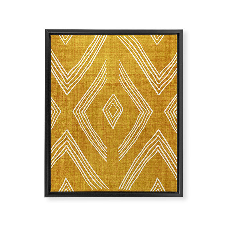 Birch in Gold Framed Canvas Print Gallery Image 8