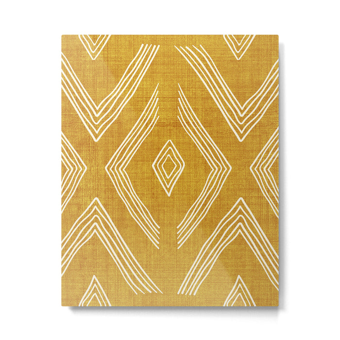 Birch in Gold Metal Print Gallery Image 1