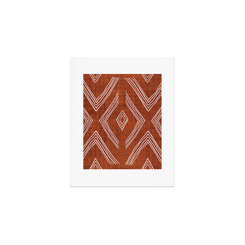 Birch in Rust Art Print Gallery Image 1