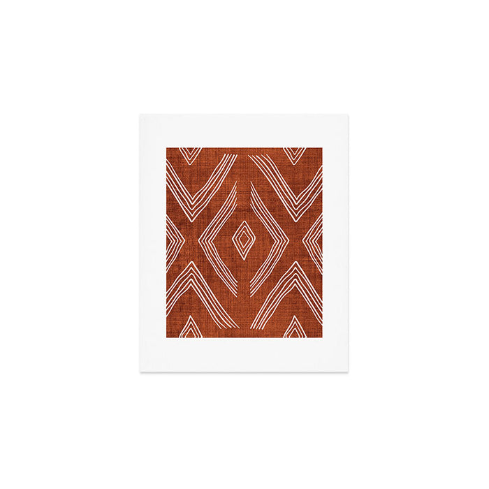 Birch in Rust Art Print Gallery Image 1