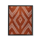 Birch in Rust Framed Canvas Print Gallery Image 8