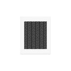 Boho Big Arrows in Black and White Art Print Gallery Image 1