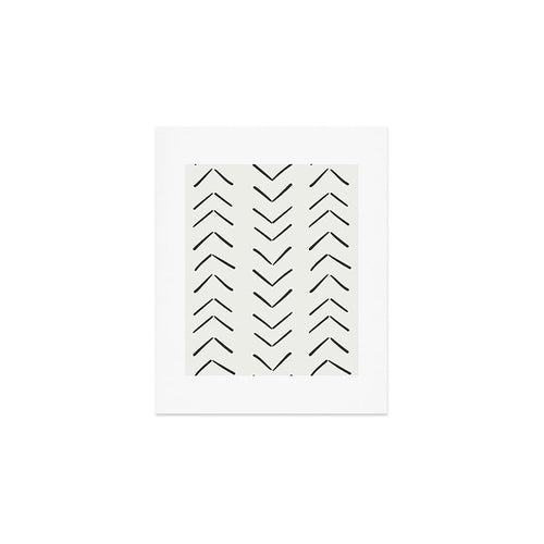 Boho Big Arrows In Cream Art Print Gallery Image 1
