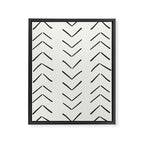 Boho Big Arrows in Cream Framed Canvas Print Gallery Image 8