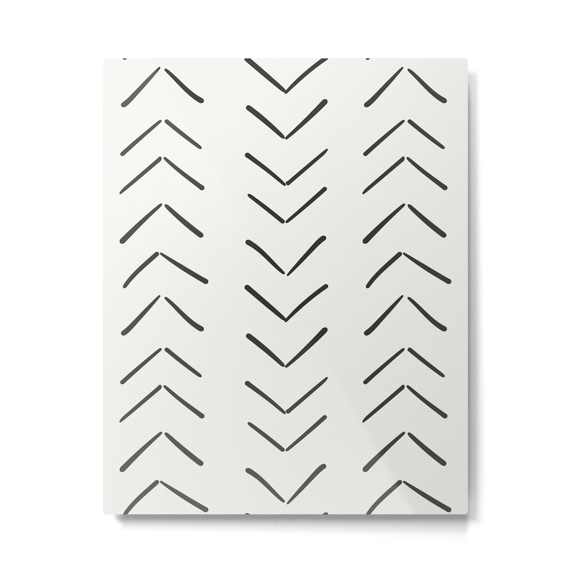 Boho Big Arrows in Cream Metal Print Gallery Image 6