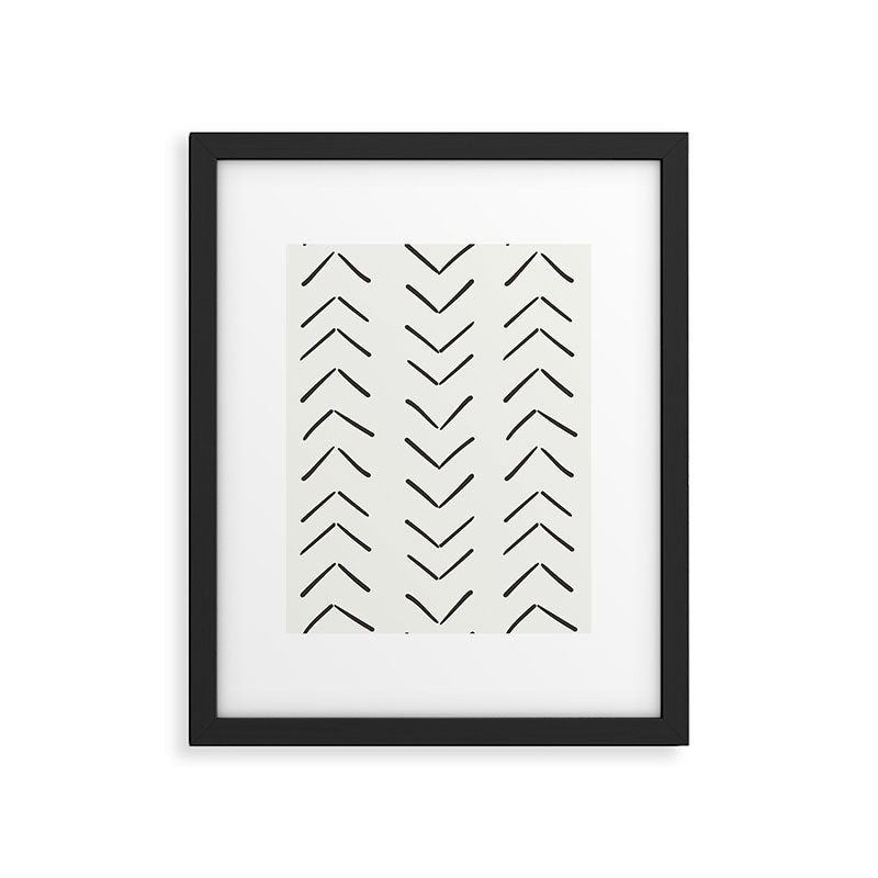 Boho Big Arrows in Cream Framed Art Print Gallery Image 4