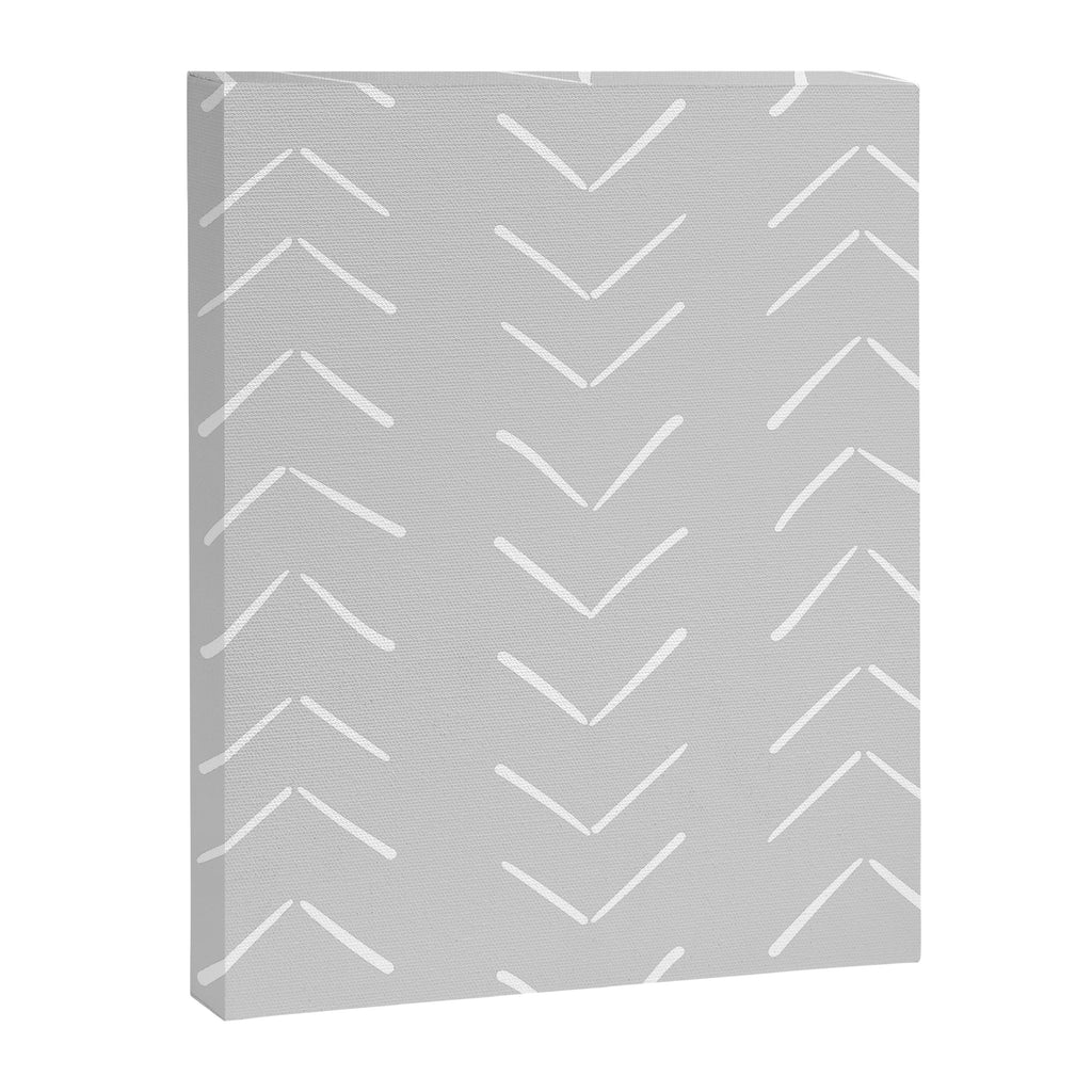 Boho Big Arrows in Grey Canvas Print Gallery Image 8