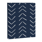 Boho Big Arrows in Navy Canvas Print Gallery Image 8
