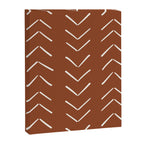 Boho Big Arrows in Rust Canvas Print Gallery Image 8