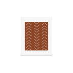 Boho Big Arrows in Rust Art Print Gallery Image 1