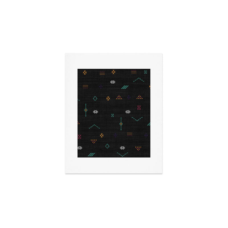 Cactus Silk In Black Art Print Gallery Image 1