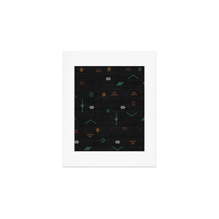 Cactus Silk In Black Art Print Gallery Image 1