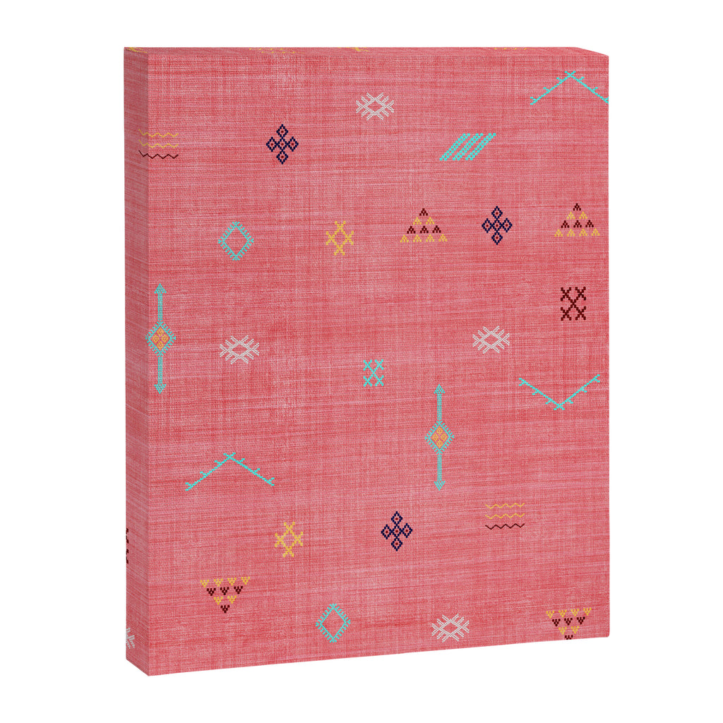 Cactus Silk Pattern in Pink Canvas Print Gallery Image 8