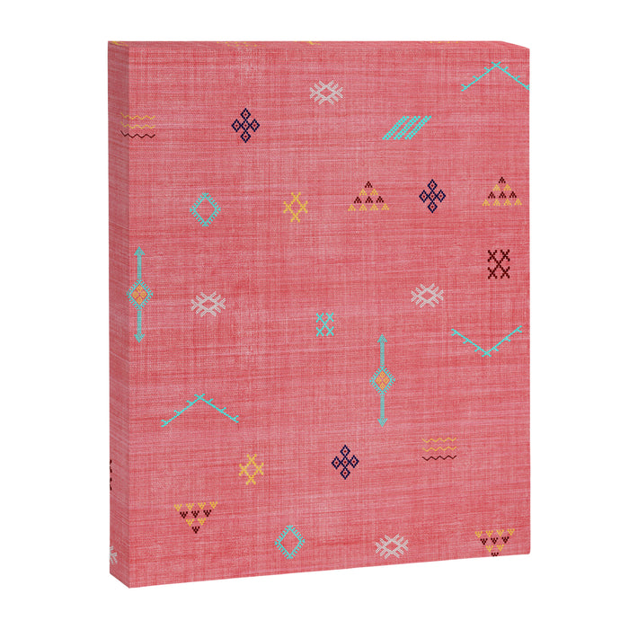 Cactus Silk Pattern in Pink Canvas Print Gallery Image 1
