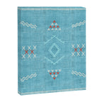 Casablanca Aqua Kilim Canvas Print Gallery Image 8