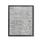 Categorize Print in Black and White Framed Canvas Print Gallery Image 8