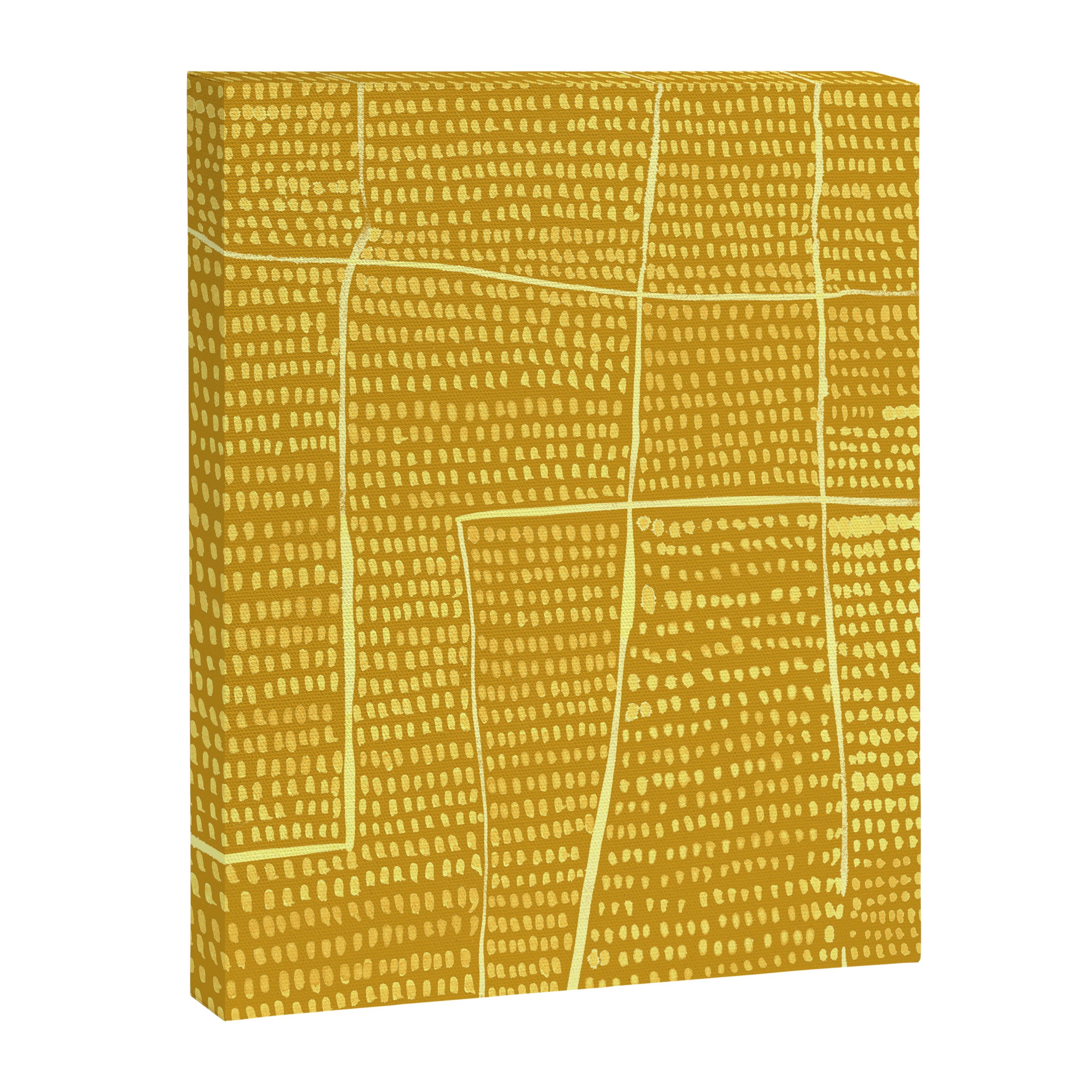 Categorize Print in Yellow Canvas Print Gallery Image 8
