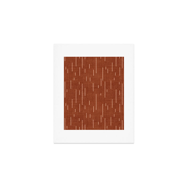 Downpour in Rust Art Print Gallery Image 1