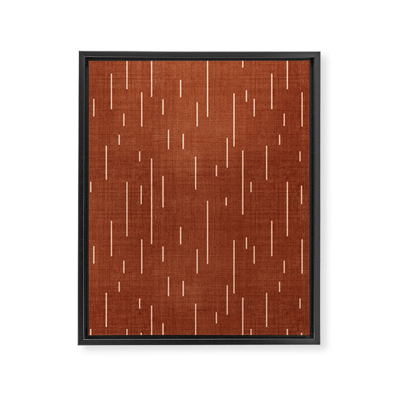 Downpour in Rust Framed Canvas Print Gallery Image 8