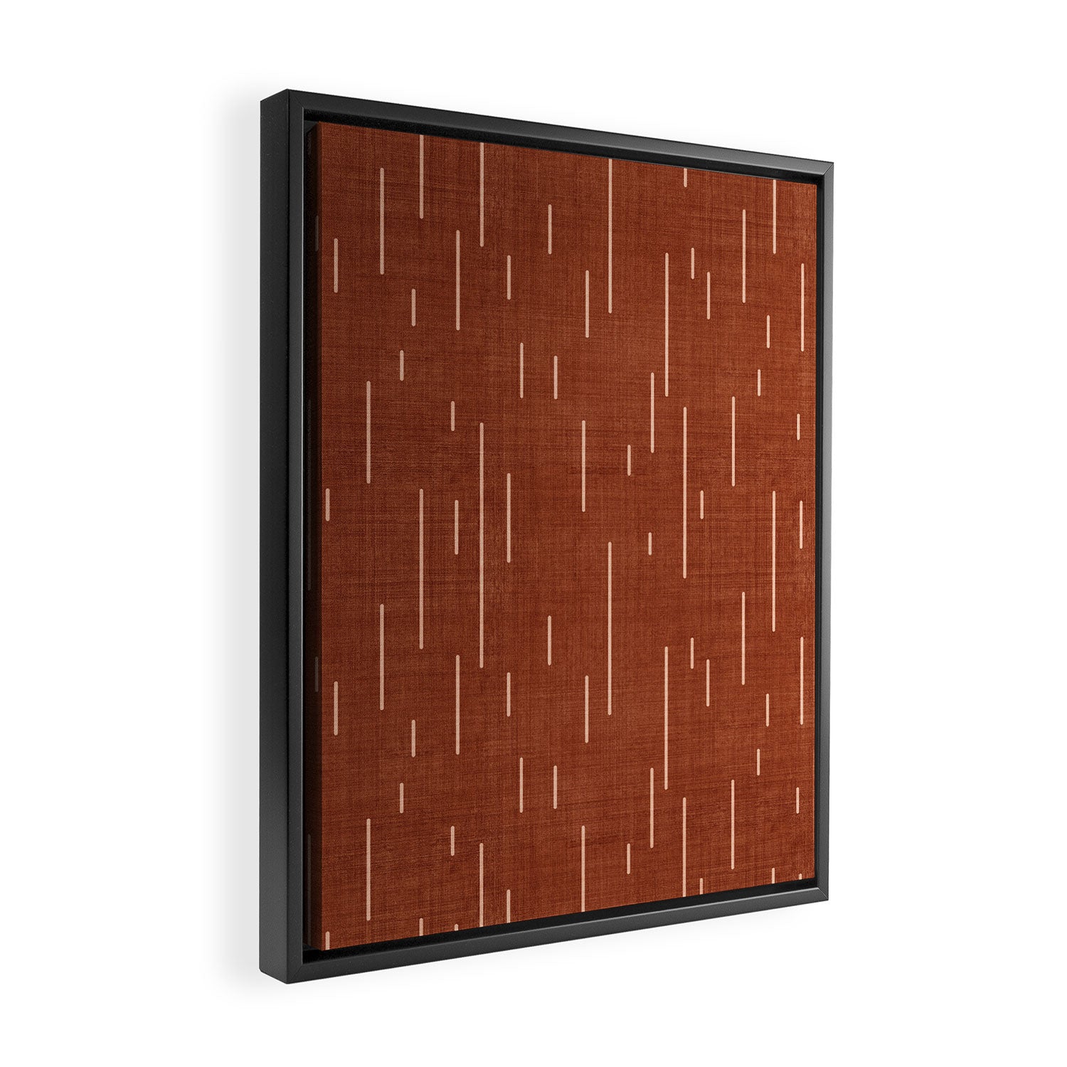Downpour in Rust Framed Canvas Print Gallery Image 2