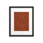 Downpour in Rust Framed Art Print Gallery Image 6