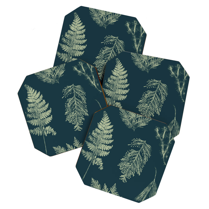 Hammond in Emerald Green Coaster Gallery Image 1