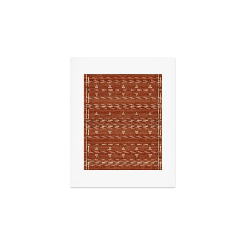 Heddle in Rust Art Print Gallery Image 1