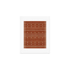 Heddle in Rust Art Print Gallery Image 1